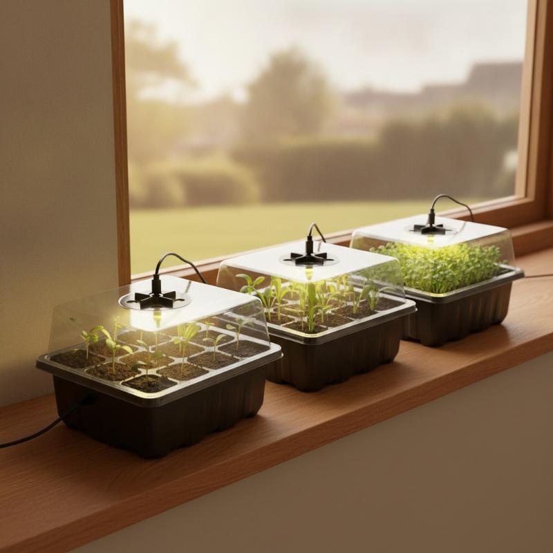 Humidity Dome Kit - 6/12 Hücreli Ev Tipi Tohum Çimlendirme