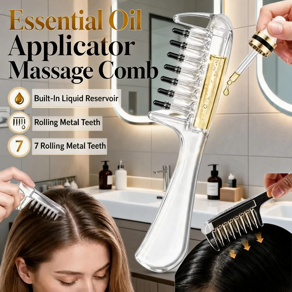Root Stimulator Liquid - Uçucu Yağ Sıvı Uygulama Tarağı, Saç